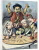 China - the cake of kings and... of emperors (Caricature), 1898 by Henri Meyer
