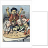 China - the cake of kings and... of emperors (Caricature), 1898 by Henri Meyer