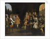 Audience of Louis XIV with Tsar Peter the Great in Versailles, 1717, First half of the 18th cent by Anonymous
