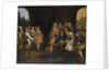 Audience of Louis XIV with Tsar Peter the Great in Versailles, 1717, First half of the 18th cent by Anonymous