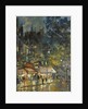 Café in Paris by night, 1936 by Konstantin Alexeyevich Korovin