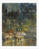 Café in Paris by night, 1936 by Konstantin Alexeyevich Korovin