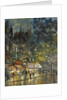 Café in Paris by night, 1936 by Konstantin Alexeyevich Korovin