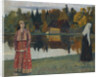 By the Lake, 1924 by Mikhail Vasilyevich Nesterov