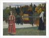 By the Lake, 1924 by Mikhail Vasilyevich Nesterov