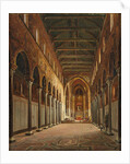 Interior of the Monreale Cathedral Santa Maria Nuova by Frans Vervloet