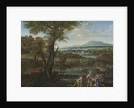 Polycrates finding his ring in the fish, 17th century by Anonymous