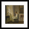 Interior with a Woman Reading by Carl Holsøe