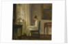 Interior with a Woman Reading by Carl Holsøe