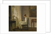 Interior with a Woman Reading by Carl Holsøe