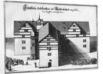 Herzog August Library in Wolfenbüttel, Between 1655 and 1660 by Matthäus Merian the Elder