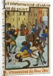 The Assassination of Louis I, Duke of Orléans, ca. 1470-1480 by Maître de la Chronique d'Angleterre