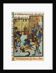 The Assassination of Louis I, Duke of Orléans, ca. 1470-1480 by Maître de la Chronique d'Angleterre