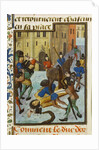 The Assassination of Louis I, Duke of Orléans, ca. 1470-1480 by Maître de la Chronique d'Angleterre