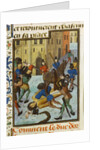 The Assassination of Louis I, Duke of Orléans, ca. 1470-1480 by Maître de la Chronique d'Angleterre