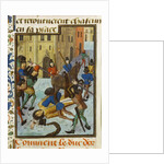 The Assassination of Louis I, Duke of Orléans, ca. 1470-1480 by Maître de la Chronique d'Angleterre