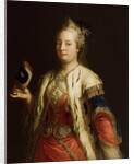 Portrait of Empress Maria Theresia of Austria with mask à la Turque, before 1750 by Martin van Meytens the Younger