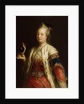 Portrait of Empress Maria Theresia of Austria with mask à la Turque, before 1750 by Martin van Meytens the Younger