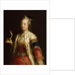 Portrait of Empress Maria Theresia of Austria with mask à la Turque, before 1750 by Martin van Meytens the Younger