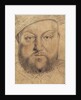 Portrait of King Henry VIII of England, c.1540 by Hans Holbein the Younger