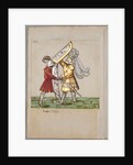 Illustration from The Tournament Book of Emperor Maximilian I, 1512-1515 by South German master