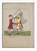 Illustration from The Tournament Book of Emperor Maximilian I, 1512-1515 by South German master
