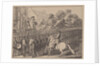 Running the gauntlet. Illustration from Elementartwerk by J.B. Basedow, 1774 by Daniel Nikolaus Chodowiecki