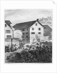 Second Battle of Zurich, Fighting scene at the Central, 1799 by Anonymous
