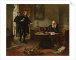 Milton visiting Galileo when a prisoner of the Inquisition, 1847 by Solomon Alexander Hart