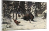 The Bear Hunt by Illarion Mikhailovich Pryanishnikov