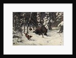 The Bear Hunt by Illarion Mikhailovich Pryanishnikov