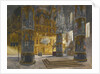 Interior of the Cathedral of the Dormition in the Moscow Kremlin, 1898 by Franz Kopallik
