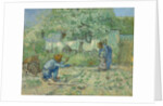 First Steps (after Millet), 1890 by Vincent van Gogh