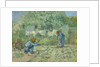 First Steps (after Millet), 1890 by Vincent van Gogh
