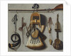 Still-Life with Hunting Equipment by Johannes Leemans