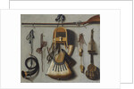 Still-Life with Hunting Equipment by Johannes Leemans