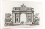 Triumphal Arch. From: Recueil des façades des principaux monuments construits à St.-Pétersbourg, 180 by Jean François Thomas de Thomon