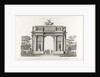 Triumphal Arch. From: Recueil des façades des principaux monuments construits à St.-Pétersbourg, 180 by Jean François Thomas de Thomon