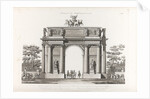 Triumphal Arch. From: Recueil des façades des principaux monuments construits à St.-Pétersbourg, 180 by Jean François Thomas de Thomon