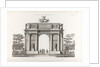 Triumphal Arch. From: Recueil des façades des principaux monuments construits à St.-Pétersbourg, 180 by Jean François Thomas de Thomon