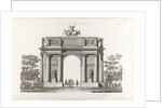 Triumphal Arch. From: Recueil des façades des principaux monuments construits à St.-Pétersbourg, 180 by Jean François Thomas de Thomon