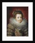 Portrait of Elisabeth of France, Queen consort of Spain by Frans Pourbus the Younger