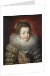 Portrait of Elisabeth of France, Queen consort of Spain by Frans Pourbus the Younger