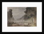 The July Revolution on the Grands Boulevards of Paris, 1830 by Hippolyte Bellangé