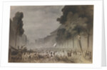 The July Revolution on the Grands Boulevards of Paris, 1830 by Hippolyte Bellangé