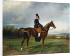 Equestrian Portrait of Seymourina Poirson, née Cuthbertson, 1863 by Nikolai Yegorovich Sverchkov