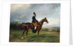 Equestrian Portrait of Seymourina Poirson, née Cuthbertson, 1863 by Nikolai Yegorovich Sverchkov