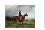 Equestrian Portrait of Seymourina Poirson, née Cuthbertson, 1863 by Nikolai Yegorovich Sverchkov