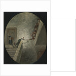 The distribution of milk at Saint-Lazare prison, ca 1794 by Hubert Robert