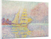 Italian brig at Agay, 1901 by Paul Signac